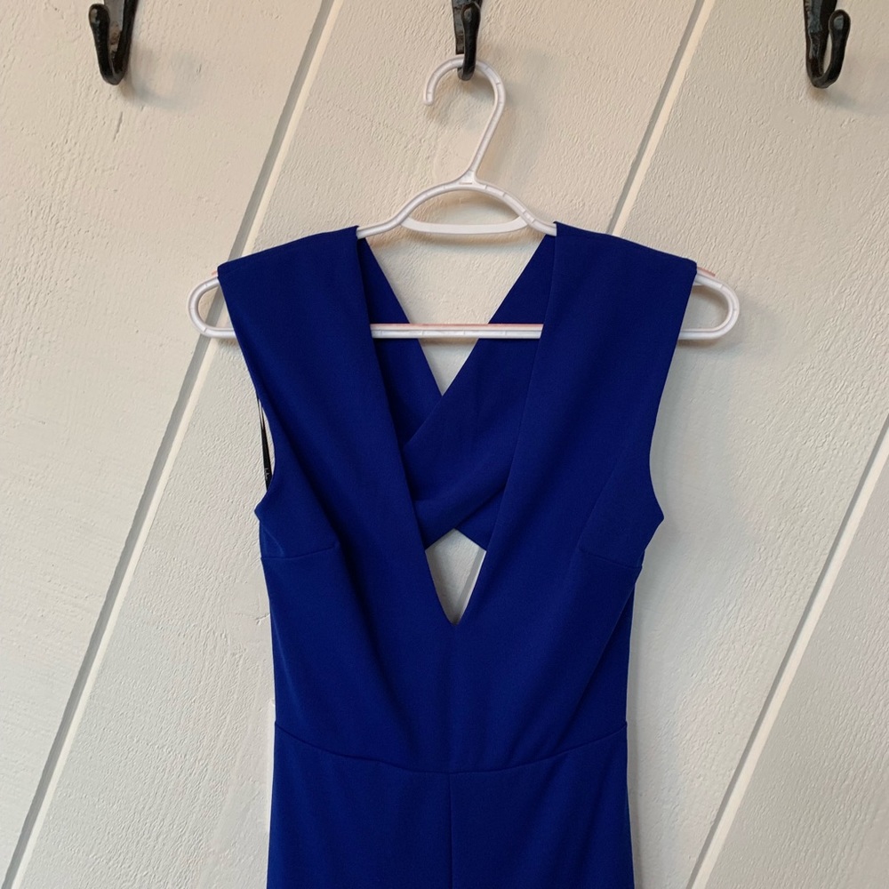 Lulu’s Royal Blue Backless Jumpsuit - Picture 6 of 8